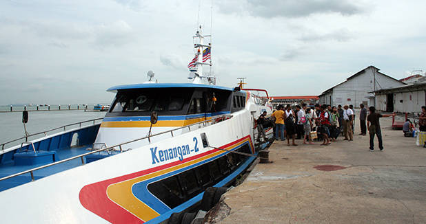 Boot tussen Langkawi en Penang 2