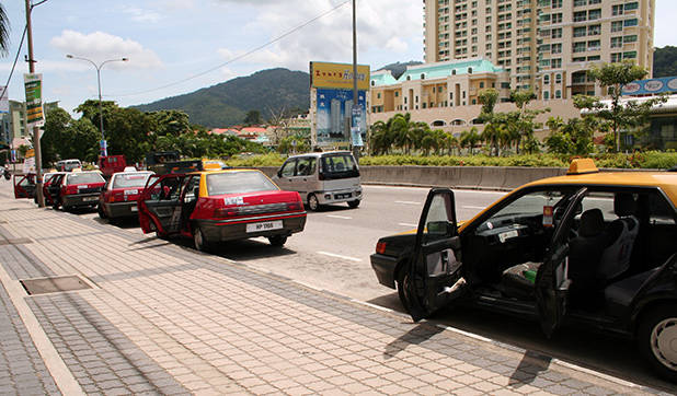 Taxi op Penang